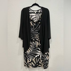Dress Barn Mid- Sleeve Dress